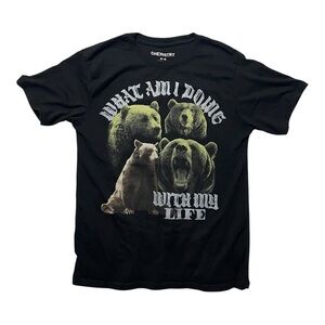 Chemistry Black Bear Graphic T-Shirt